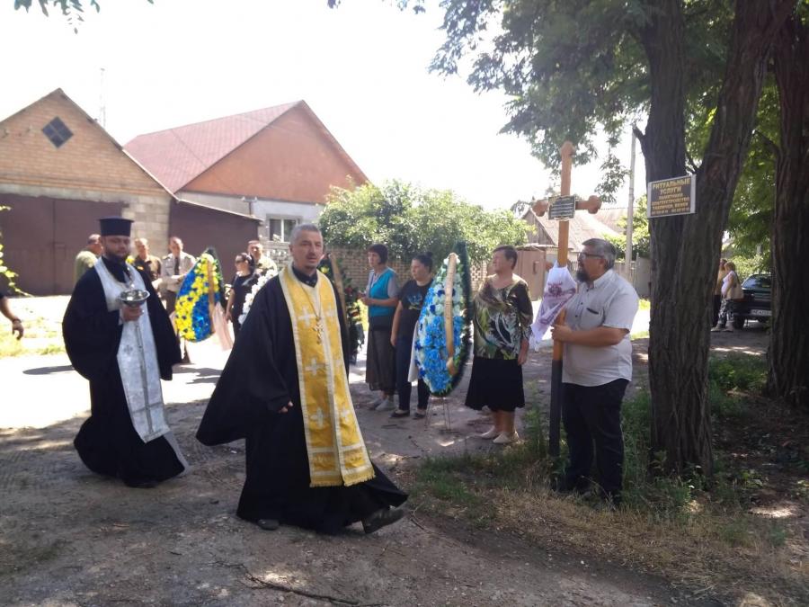 Загиблого бійця відспівали священики Православної церкви України