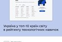 Україна увійшла у топ-10 країн світу в рейтингу технологічних навичок