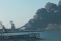 В порту Бердянська знищено російський корабель