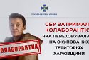 СБУ затримала колаборантку, яка переховувалась на окупованих територіях Харківщини