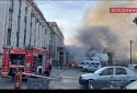 В центрі Донецька вибухнула будівля мерії (ВІДЕО)