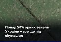 Понад 20% орних земель України — все ще під окупацією