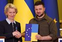 Президентка Єврокомісії провела перший у 2023 році дзвінок із Зеленським