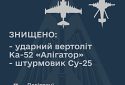 Зранку ЗСУ збили вертоліт і штурмовик