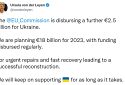 Єврокомісія схвалила виділення Україні чергової допомоги у 2,5 мільярди євро