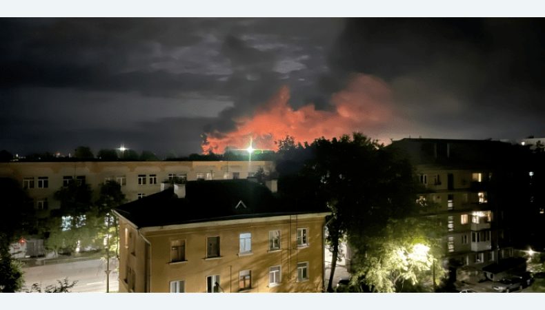 Аеропорт &amp;quot;Хрести&amp;quot; в російському Пскові атакували безпілотники в ніч на 30 серпня