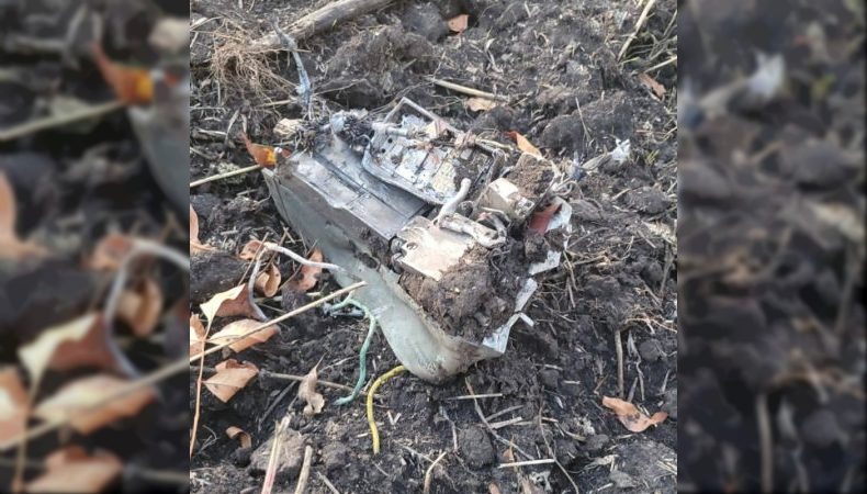 Частина ракети, яку ППО збили в Криворізькому районі