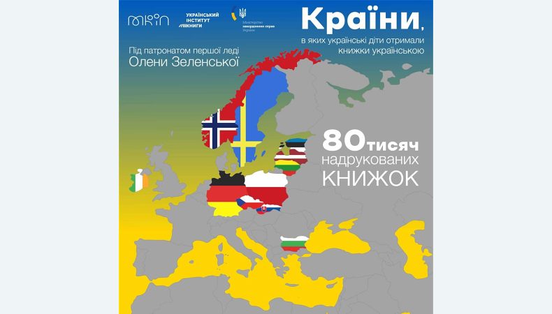 У рамках проєкту «Книжки без кордонів» для українських дітей-біженців вже надруковано понад 80 тисяч примірників дитячих книжок