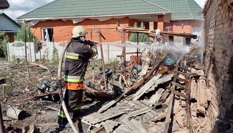 Наслідки вчорашнього обстрілу в Оріхові