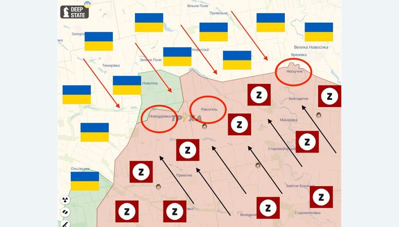 ЗСУ просунулися в Запорізькій області на глибину до 3 км, — ISW