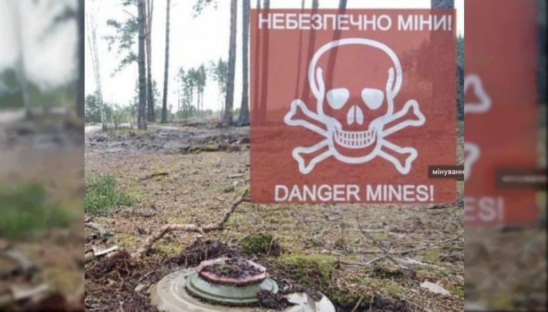 Жителів Волині попередили про міни біля кордону з Білоруссю