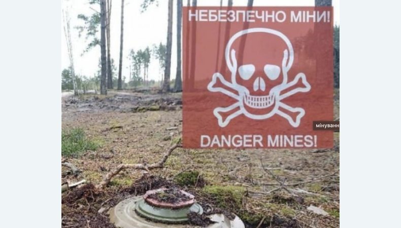 Жителів Волині попередили про міни біля кордону з Білоруссю