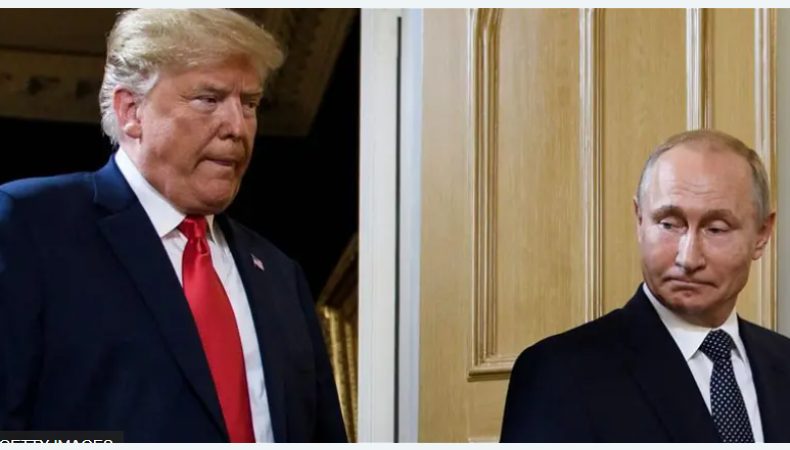 володимир путін та Дональд Трамп