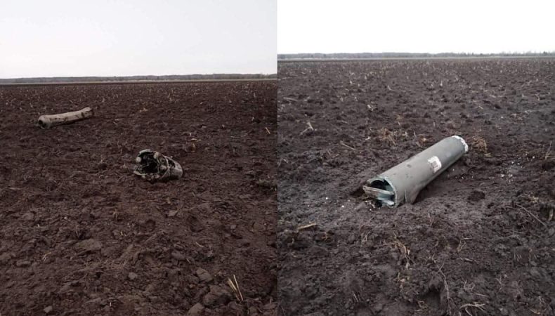 Ракета, яка впала на території білорусі