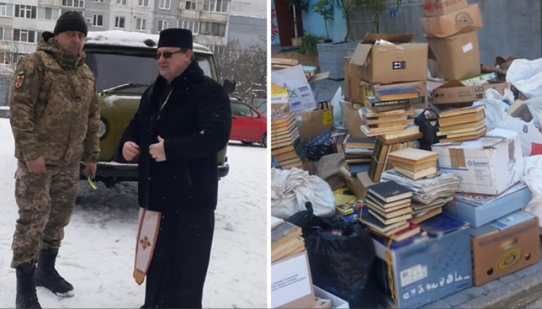 У Кропивницькому здали на макулатуру 15 тонн книжок російською, щоб купити авто ЗСУ