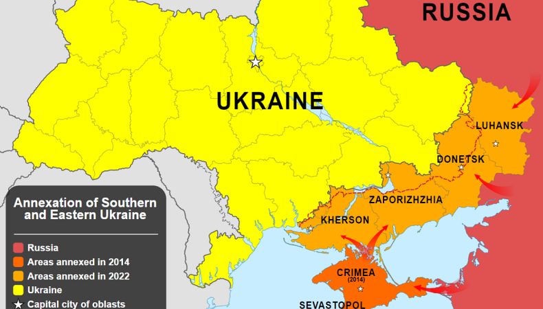 Анексією українських областей путін намагається стабілізувати лінію фронту та заморозити конфлікт