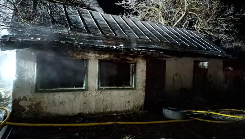 Наслідки пожежі в селі Собківка