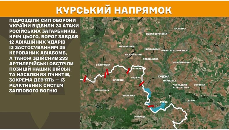 Оперативна інформація станом на 08:00 16.06.2025 щодо російського вторгнення