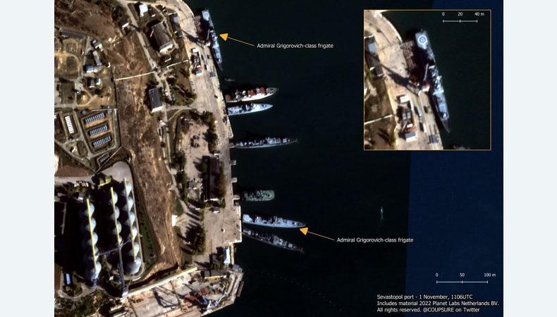 З’явилися супутникові знімки наслідків атаки дронів у Севастополі