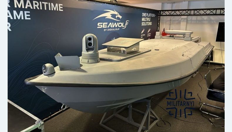 Український морський дрон Seawolf представили у Греції