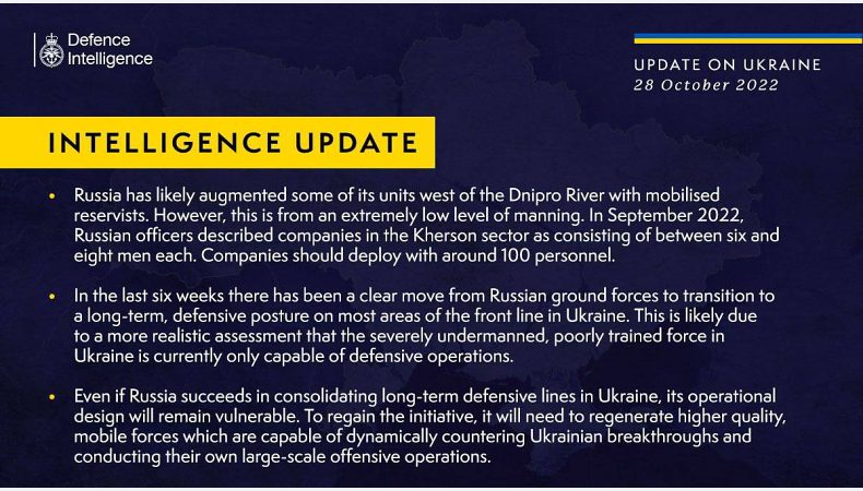 Війська рф у більшості районів України переходять до оборони, — британська розвідка