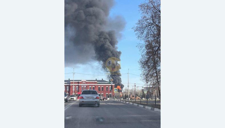 Пожежа в російському Шебекіно