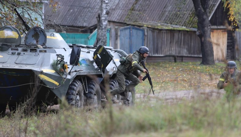 У північних регіонах України тривають спільні навчання «Північний буревій»