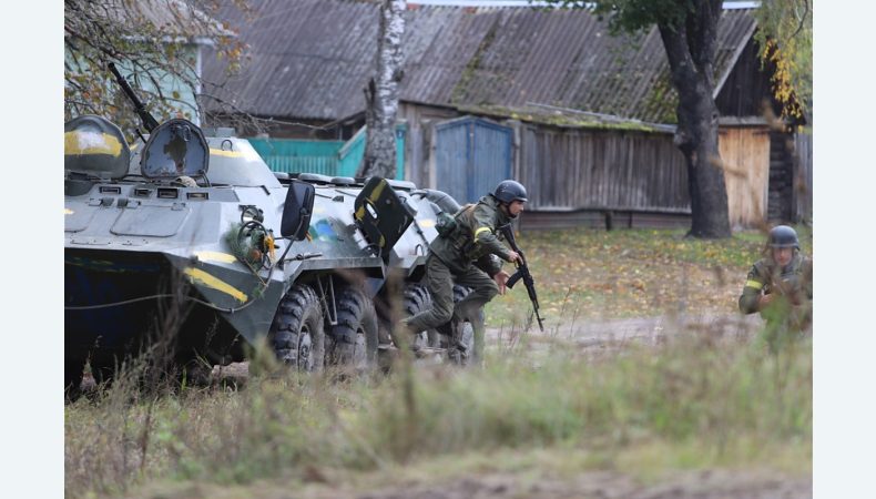 У північних регіонах України тривають спільні навчання «Північний буревій»