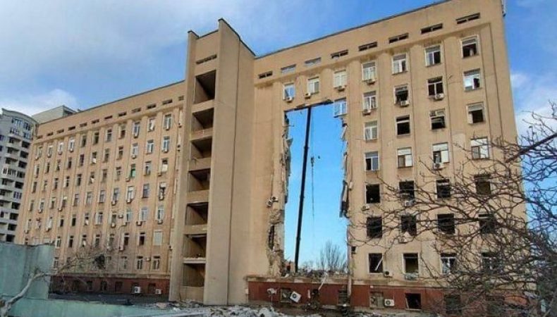 Будівлю Миколаївської облдержадміністрації, яка постраждала від обстрілу, ймовірно, знесуть