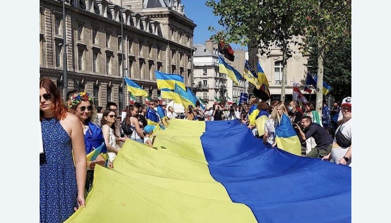 У Парижі відбулась акція на підтримку України
