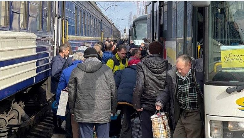 Графік евакуаційних потягів на 17 квітня