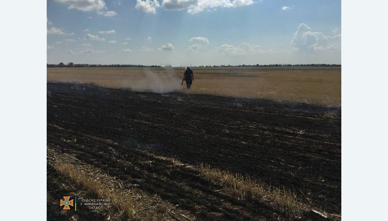 На Миколаївщині ліквідували шість пожеж, які виникли внаслідок ворожих обстрілів