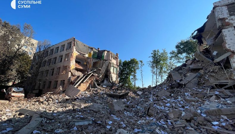 Наслідки ракетного удару в Сумах, 29 липня