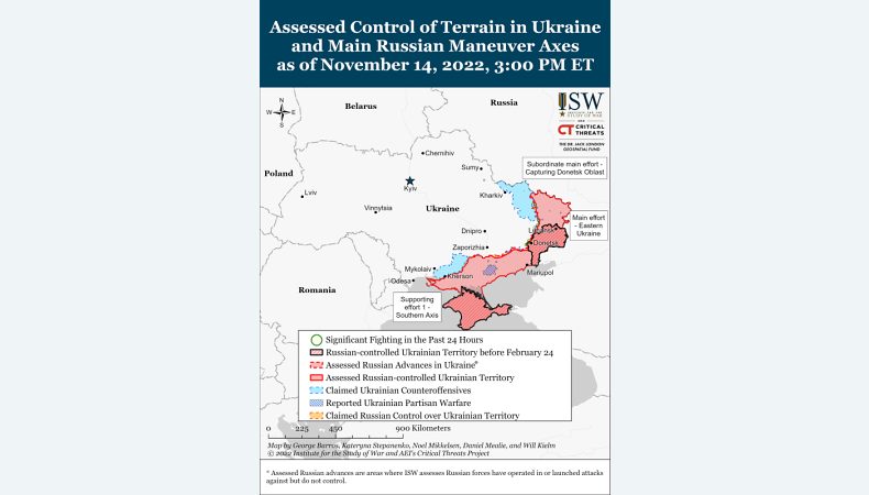 ЗСУ наступають на Луганщині, карти бойових дій в Україні від ISW