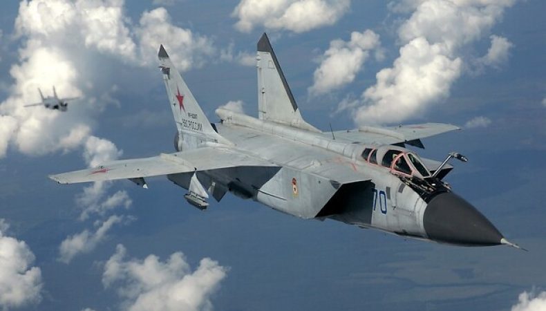 У рф розбився винищувач МиГ-31