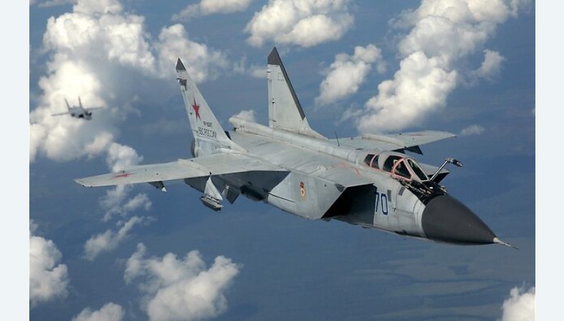 У рф розбився винищувач МиГ-31
