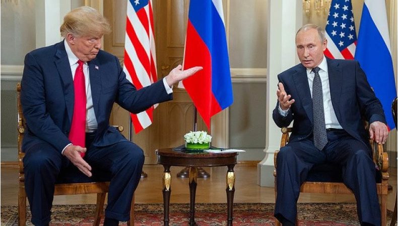 володимир путін та Д. Трамп