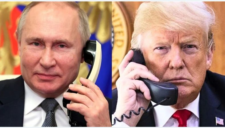 в. путін та Д. Трамп
