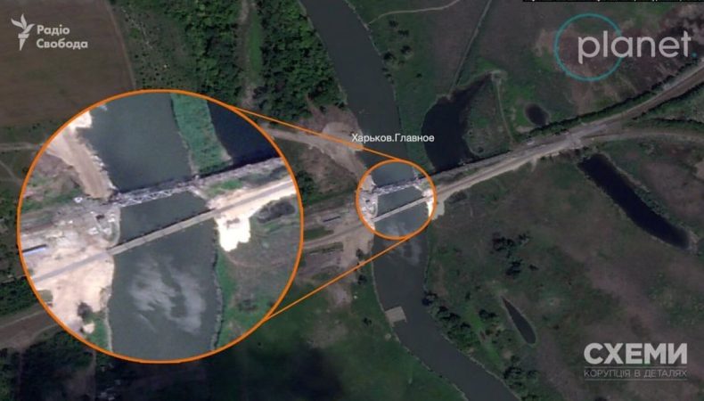 Рашисти добудували понтонну переправу через річку Оскол у Харківській області
