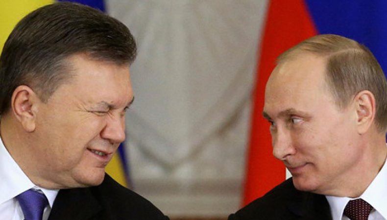 Віктор Янукович і володимир путін