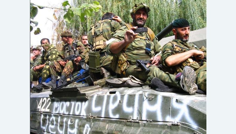 У військовому вторгненні в Україну брало участь близько 2,5 тисяч бойовиків з чеченської республіки
