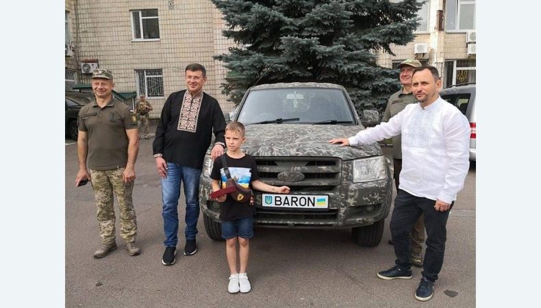 На Київщині школяр за місяць назбирав кошти на автомобіль для ЗСУ