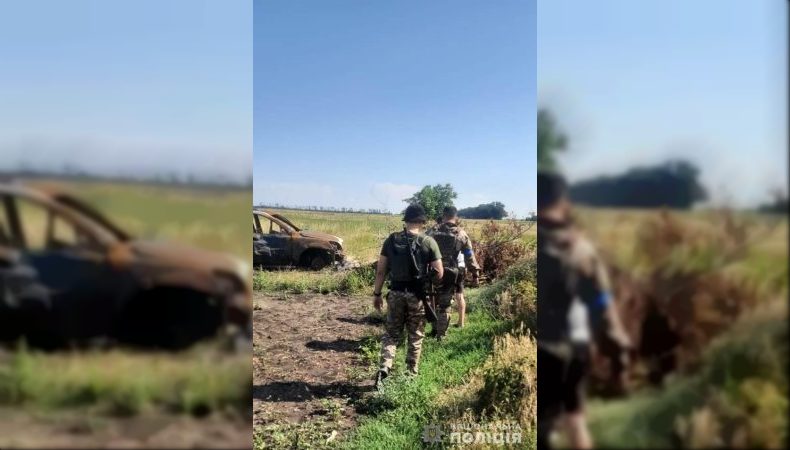 Херсонщина: українські поліцейські цілодобово працюють у населених пунктах, які знаходяться під вогнем російського окупанта