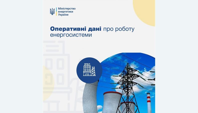 Робота енергосистеми України 10 квітня 2022 року