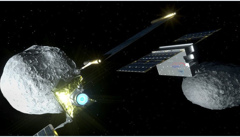 Космічний корабель DART вразив астероїд під час випробувань планетарної системи захисту