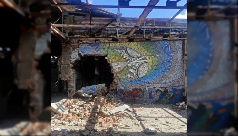 У Маріуполі знищили мозаїки художниці та дисидентки Алли Горської