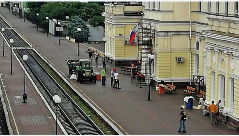 Загарбники перенесли «відновлення» залізничного сполучення між Херсоном і Кримом