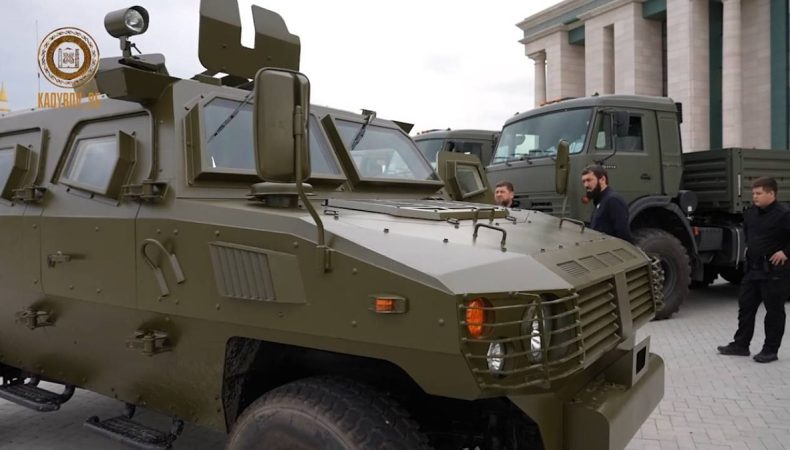 Китайські бронемашини Tiger на озброєнні чеченського підрозділу «Ахмат»