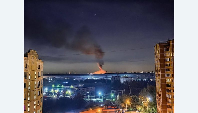 Пожежа неподалік від військового аеродрому в Московській області, 27 вересня