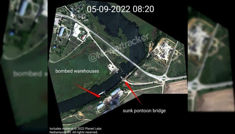 ЗСУ знищили Дар’ївський міст та потопили понтонну переправу